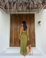 Vestido Tule Aruana - Verde
