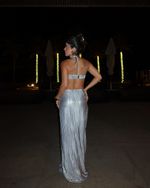 Vestido Longo D'ara - Prata