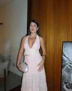 Blusa Bordada Coqueiros - Rosa
