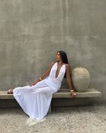 Vestido Longo Calamonte - Branco