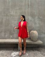 Shorts Saia Gaia - Vermelho