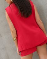 Shorts Saia Gaia - Vermelho