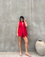 Shorts Saia Gaia - Vermelho