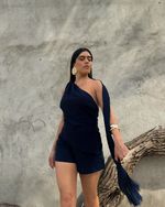 Blusa Franjas Sauípe - Marinho