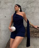 Blusa Franjas Sauípe - Marinho
