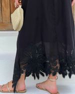 Vestido Longo Reina - Preto