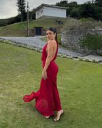 Vestido Longo Calamonte - Vermelho
