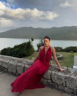 Vestido Longo Calamonte - Vermelho