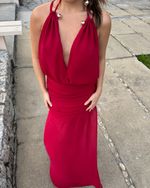 Vestido Longo Calamonte - Vermelho