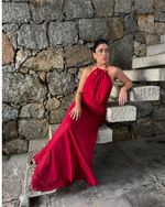 Vestido Longo Calamonte - Vermelho