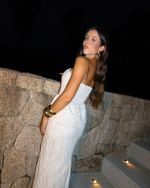 Saia Midi Leblon - Areia