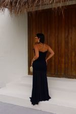 Vestido Lastex Marena - Marinho