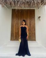 Vestido Lastex Marena - Marinho