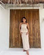 Saia Midi Leblon - Areia