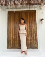 Saia Midi Leblon - Areia