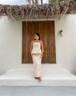 Saia Midi Leblon - Areia