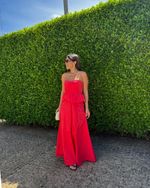 Saia Longa Magani - Vermelho