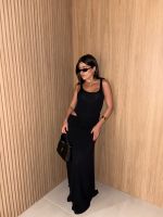 Vestido Longo Capilla - Preto