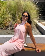 Calça Pantalona Gávea - Rosa