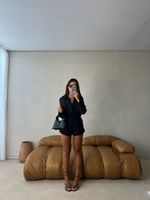 Mini Shorts Senses - Preto