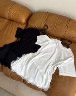 Camiseta Renda Warm - Branco