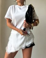 Camiseta Renda Warm - Branco