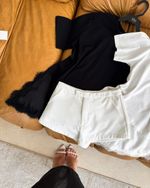 Mini Shorts Senses - Branco