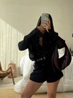 Mini Shorts Senses - Preto