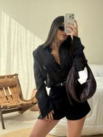 Mini Shorts Senses - Preto