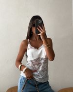 Blusa Renda Alba - Branco