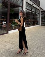 Vestido Midi Stella - Preto
