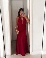 Vestido Longo Calamonte - Vermelho