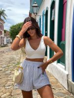 Shorts Stripes Pitinga - Azul