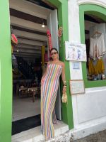 Vestido Stripes Frontera - Colorido