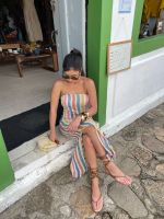 Vestido Stripes Frontera - Colorido