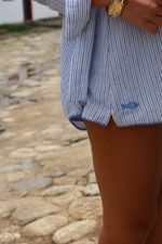 Shorts Stripes Pitinga - Azul