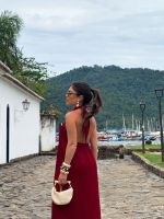 Blusa Túnica Marina - Vermelho