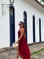 Blusa Túnica Marina - Vermelho