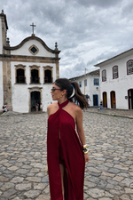 Blusa Túnica Marina - Vermelho