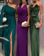 Vestido Longo Azaya - Uva