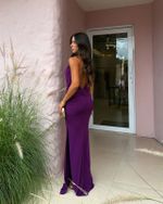 Vestido Longo Azaya - Uva