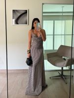 Vestido Stripes Isadora - Marrom