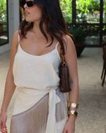 Blusa Assimétrica Holly - Marfim