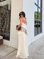 Blusa Assimétrica Holly - Marfim