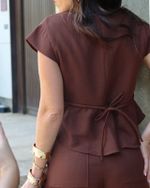 Colete Alfaiataria Nobu - Marrom