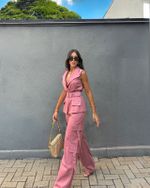 Calça Cargo Dune - Rosa