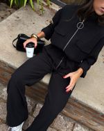 Calça Pantalona Verena - Preto