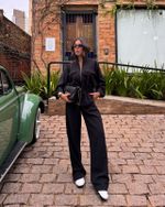 Calça Pantalona Verena - Preto