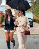 Calça Pantalona Verena - Areia