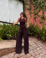 Calça Alfaiataria Ravena - Marrom